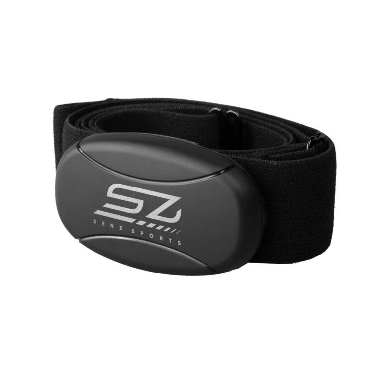 Hartslagmeter - Senz Sports 3-in-1 Borstband - Zwart