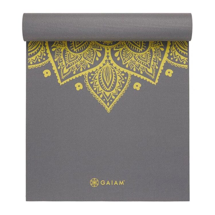 Yogamat - Gaiam Premium Citron Sundial - Grijs