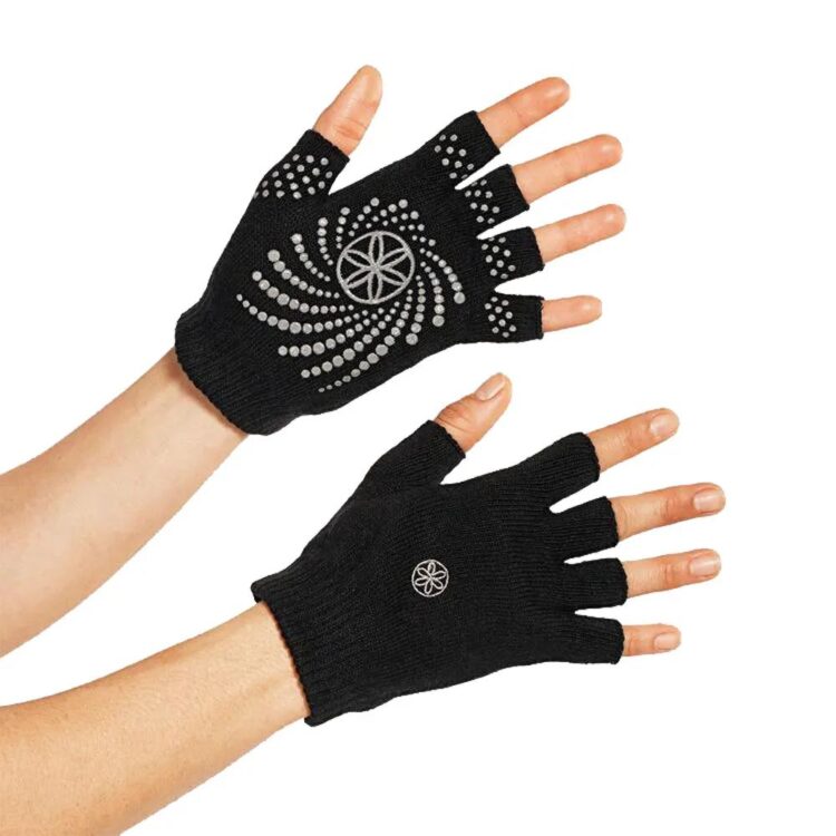 Yogahandschoenen - Gaiam Grippy Gloves - Zwart