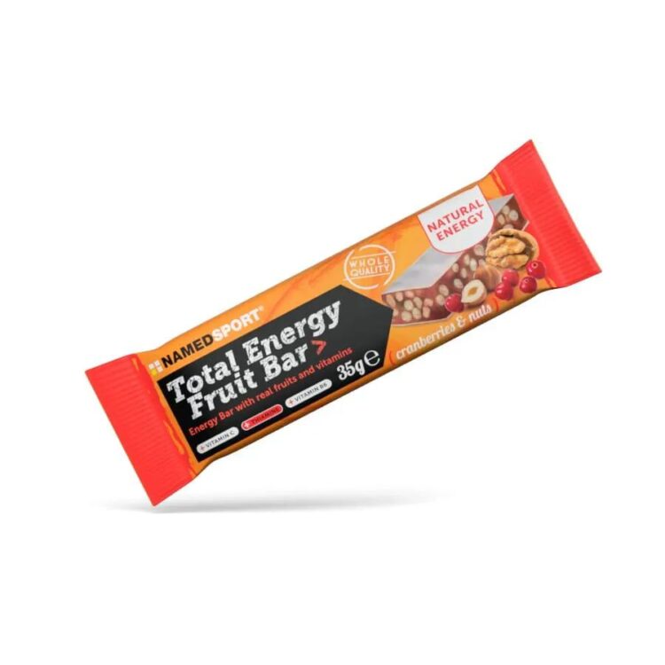 Energybar - NAMEDSPORT Total Energy Fruitbar - 1 x 35 gram - Veenbes e