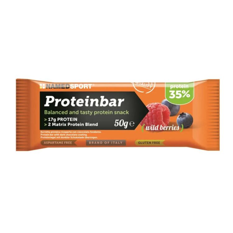 Proteinbar - NAMEDSPORT - 1 x 50 gram - Bessen