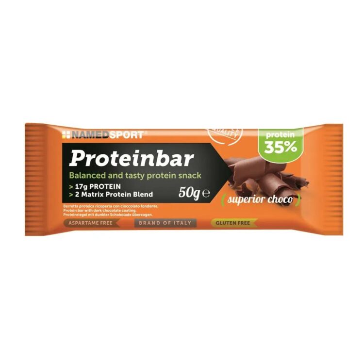 Proteinbar - NAMEDSPORT - 1 x 50 gram - Choco