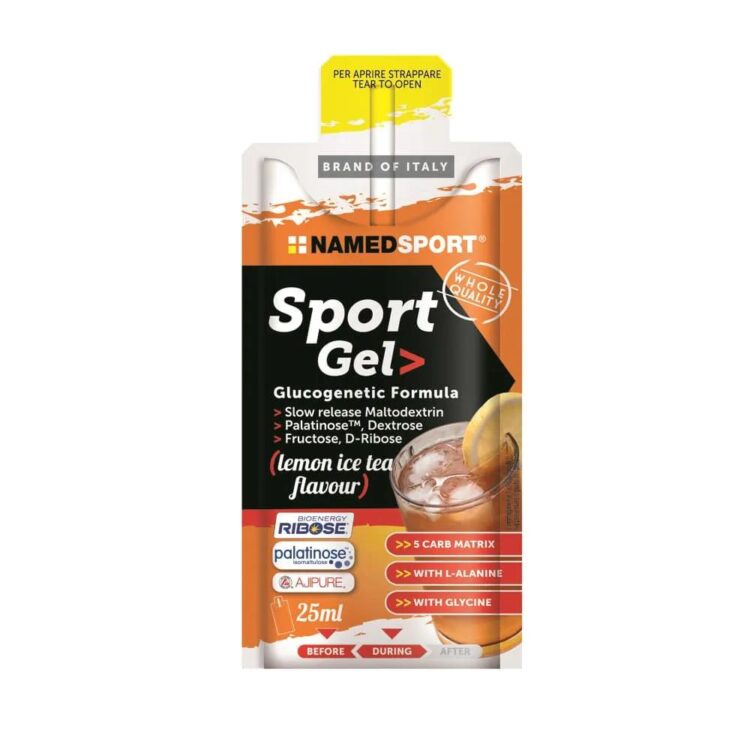 Sportgel - NAMEDSPORT - 1 x 25 ml - Lemon Ice Tea