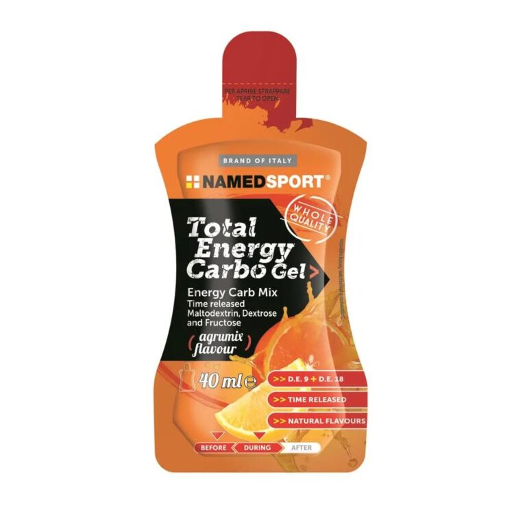 Sportgel - NAMEDSPORT Total Energy Carbo Gel - 1 x 40 ml - Agrumix