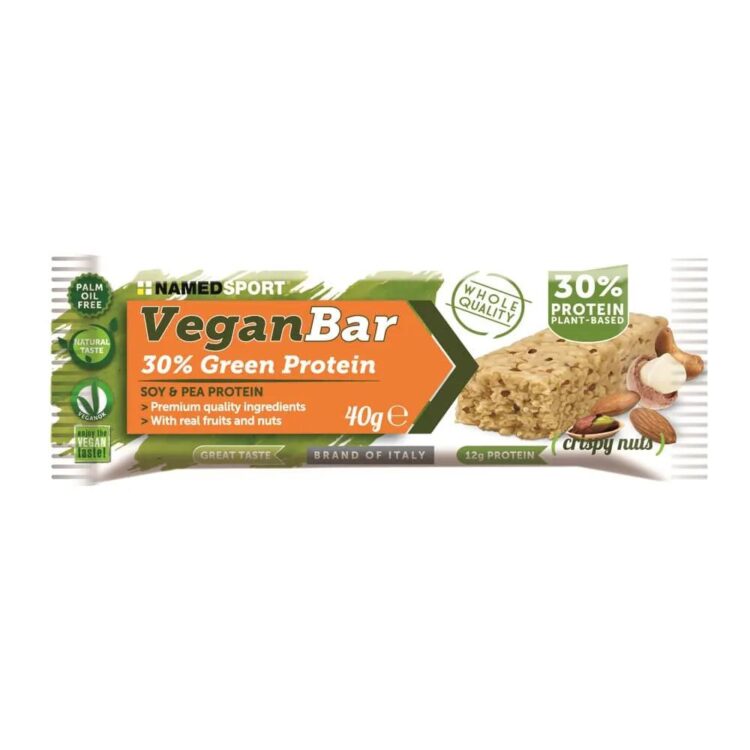 Vegan Proteinbar - NAMEDSPORT - 1 x 40 gram - Noten