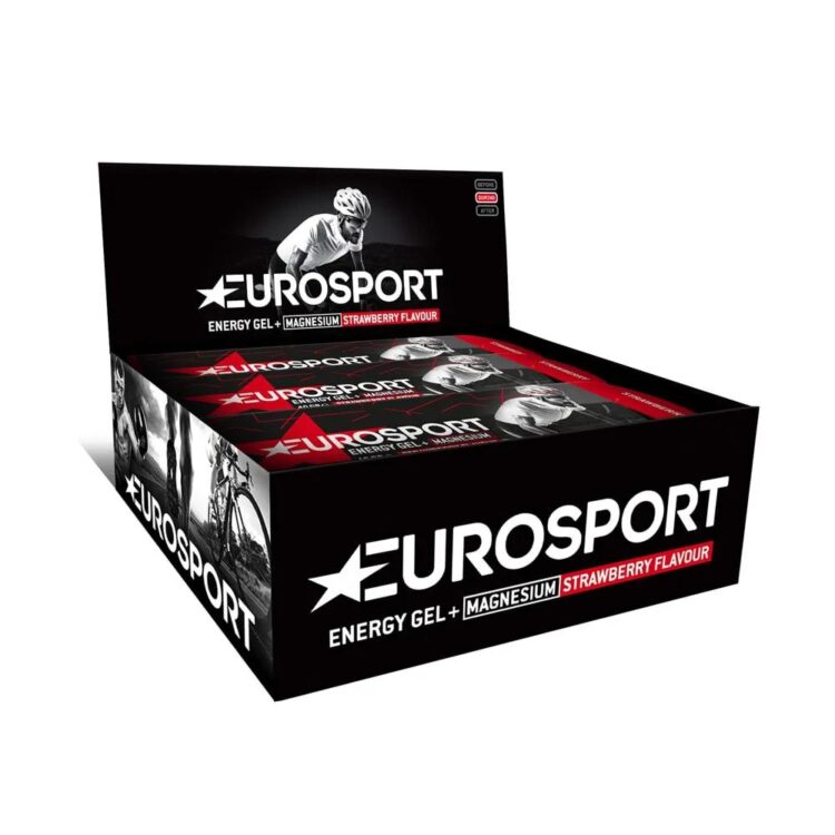 Sportgel - Eurosport Energy & Magnesium - Aardbei - Doos van 20 stuks