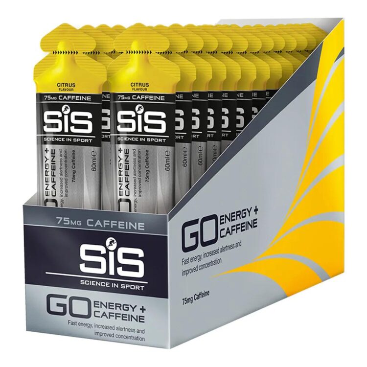Sportgel - SiS Go Energy + Cafeïne - Doos van 30 stuks - Citrus