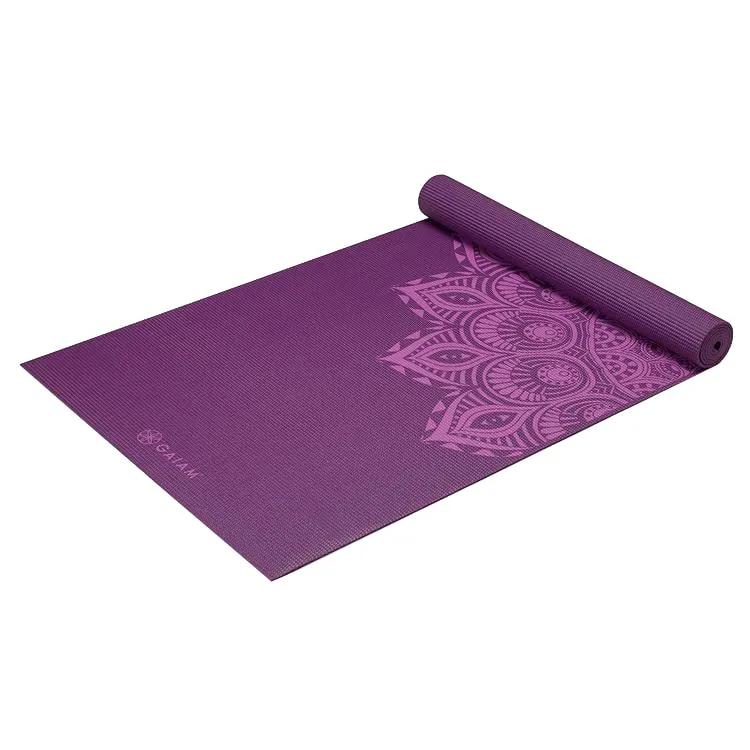 Yogamat - Gaiam Premium Purple Mandala - Paars