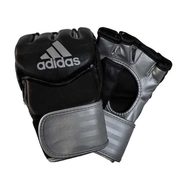 MMA-handschoenen - Adidas Traditional Grappling - S - Zwart / Zilver