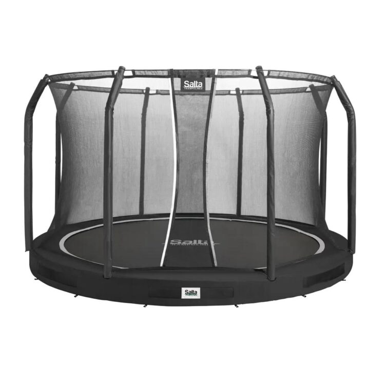 Trampoline - Salta Premium Ground (incl. veiligheidsnet) - 251 cm - Zw