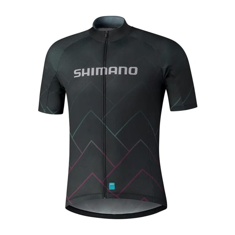 Fietsshirt - Shimano Wielershirt Team - M - Heren - Zwart