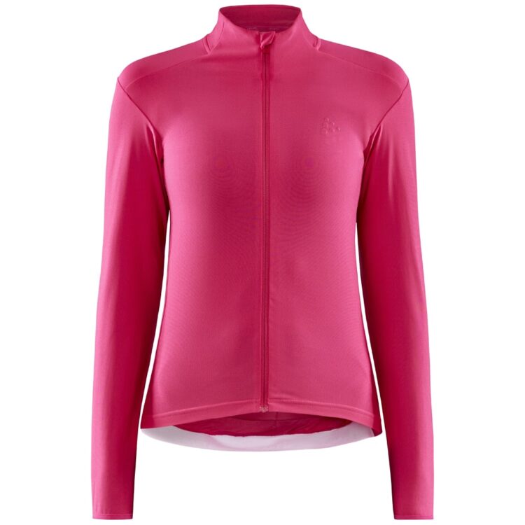 Fietsshirt - Craft Adv Essence Jersey lange mouw - M - Dames - Roze