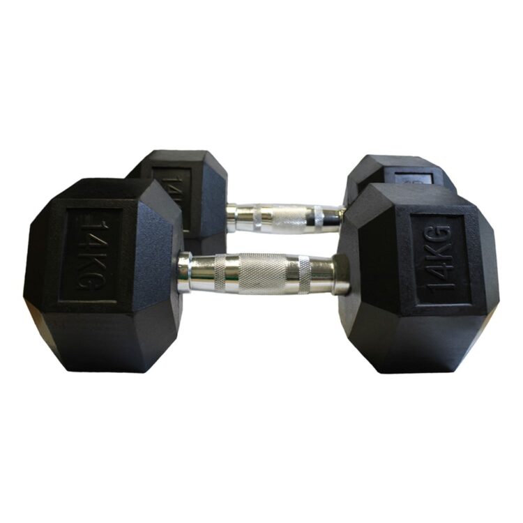 Hexa Dumbbells - Focus Fitness - 2 x 14 kg