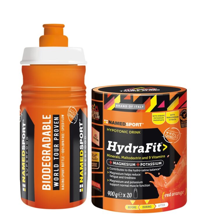 Sportdrank + bidon - NAMEDSPORT Hydrafit - 400 gram