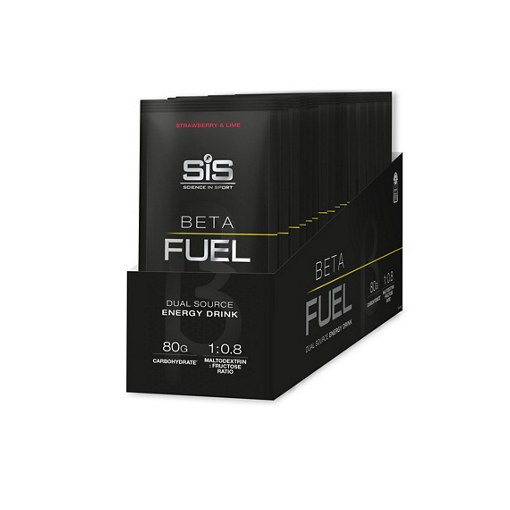Sportdrank - SiS Beta Fuel 80 - Doos van 15 stuks - Aardbei & Citroen